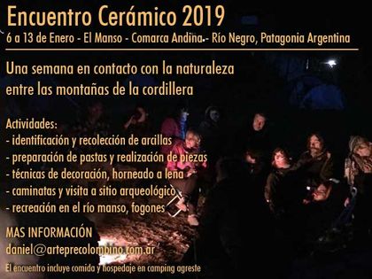 Encuentro de ceramistas en la cordillera 2018